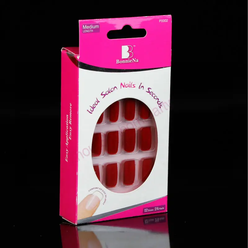 Self-Adhesive Super Fit Nail Bed Velvet Artificial Nail Tips Press On Nail