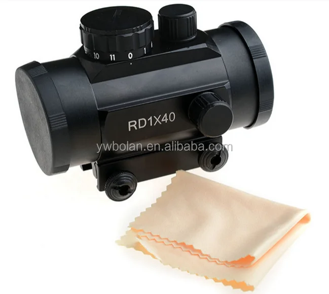 1X40  holographic red dot sight With 11mm/20mm Picatinny Weaver Rail Mount  tactical red dot laser sight
