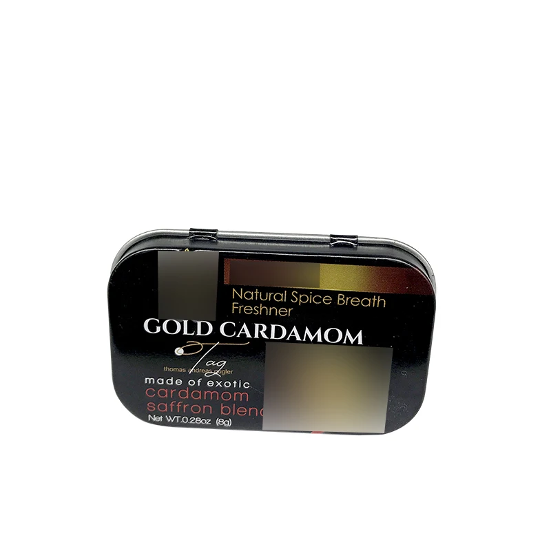 throat lozenge troche tin natural spice breath fresh tin box