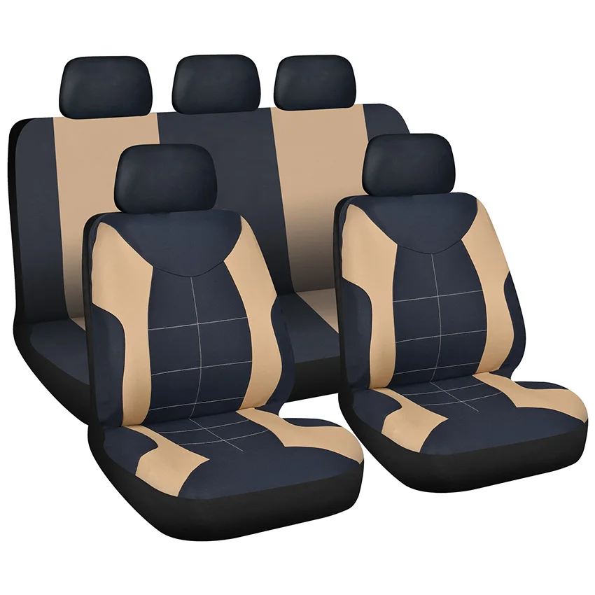 Universal designer fabric car seat covers