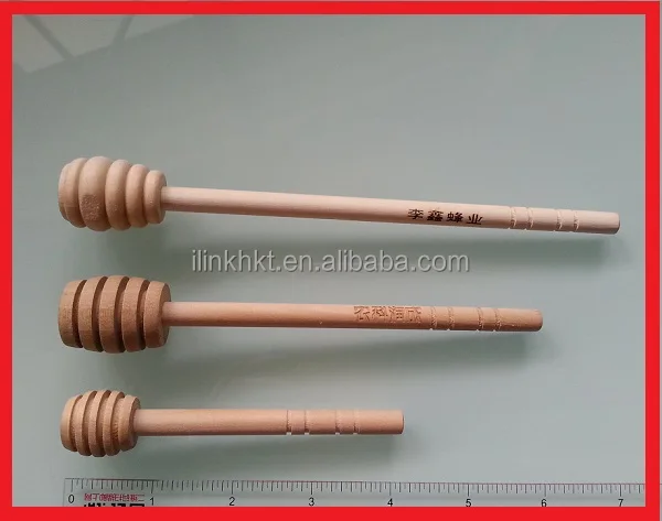 Custom sizes wooden Honey Dippers