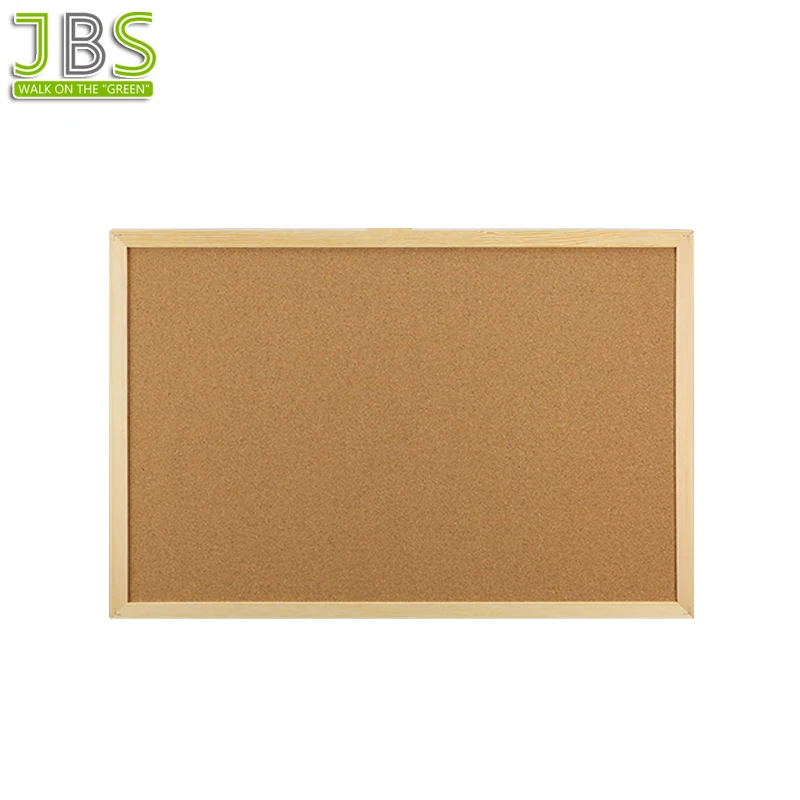 Пробковая доска для объявлений с деревянной рамкой для дома и офиса