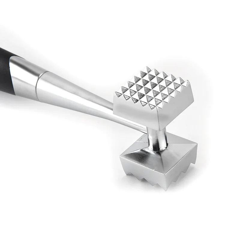 Eco friendly Zinc alloy meat tenderizer beef hammer steak pounders stainless steel meat tenderizer hammer union