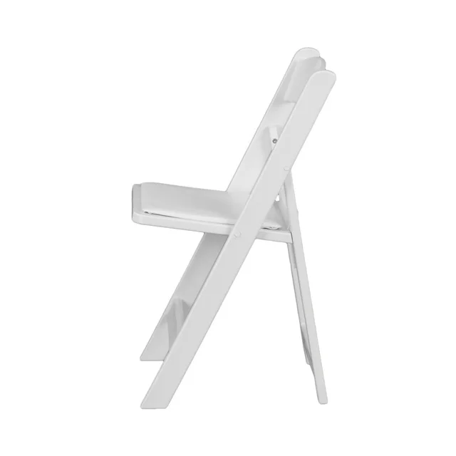 Factory Price America Resin Folding Padded White Chair For Event And Weddings Rental
