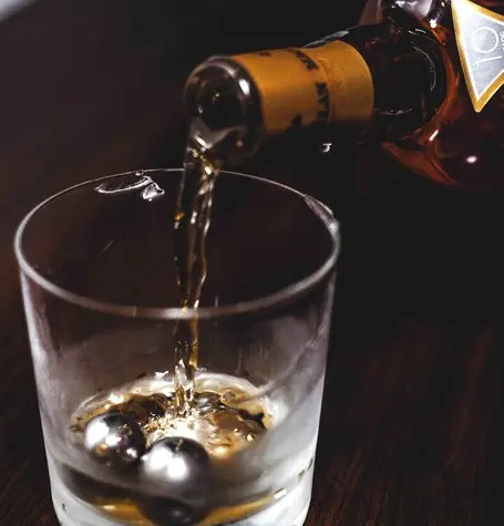 4-6-8pcs Set Metal Whiskey Stones Wine Cooling Ball