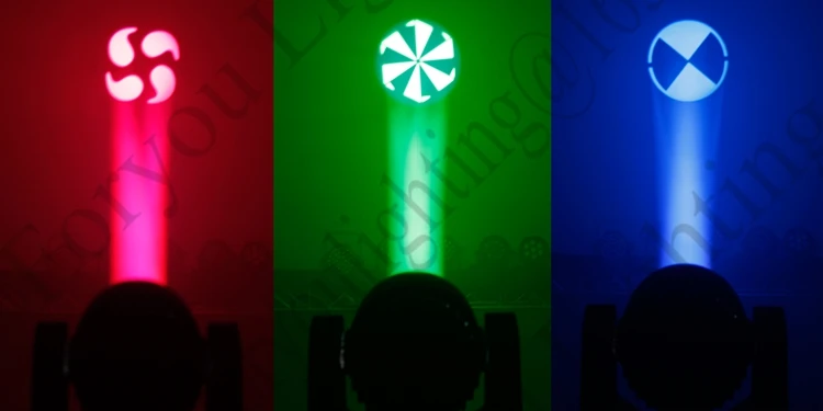 Mini 150W Stage Theatre Moving Yoke Lighting Rotating Gobos Beam 150 Watt LED Moving Head Light