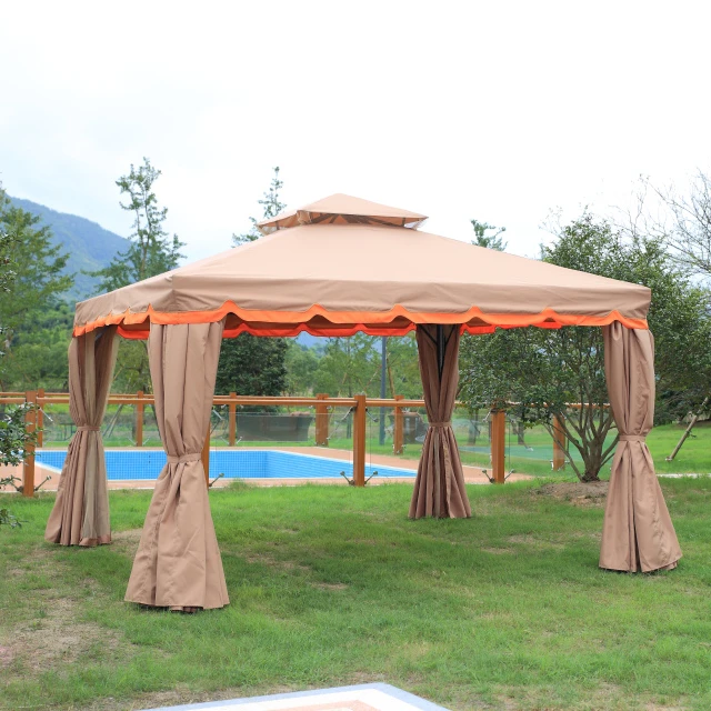 Chinese cheap price steel gazebo 3x4 gazebo tent