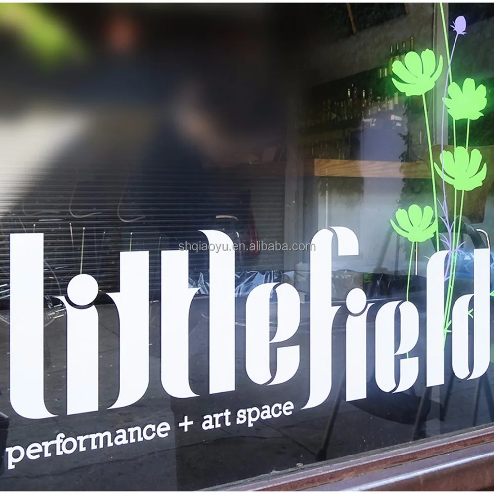 Черная наклейка с надписью на окно с прозрачным фоном для магазина и автомобильной рекламы