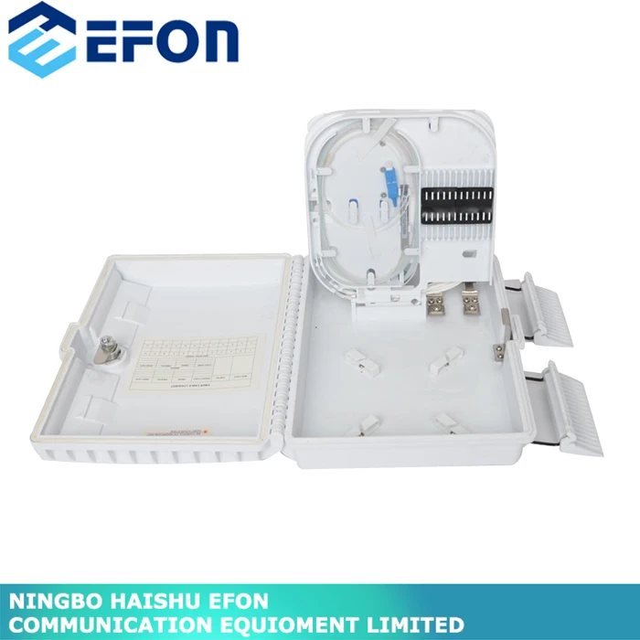 12 ядер или 8 ядер установки на столб / настенный открытый оптоволоконный прекращение коробка с uncutting кабель
