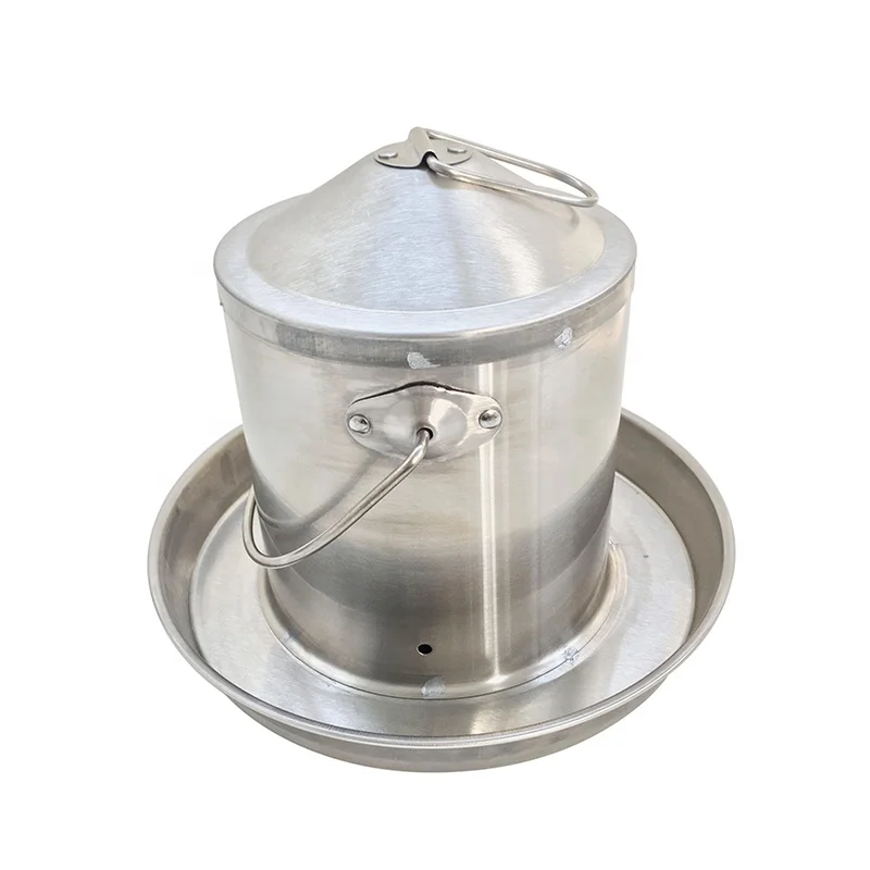 3 Litre Capacity stainless steel Water Drinker and Feeder chicken waterer chicken drinker poultry drinkers for chicken