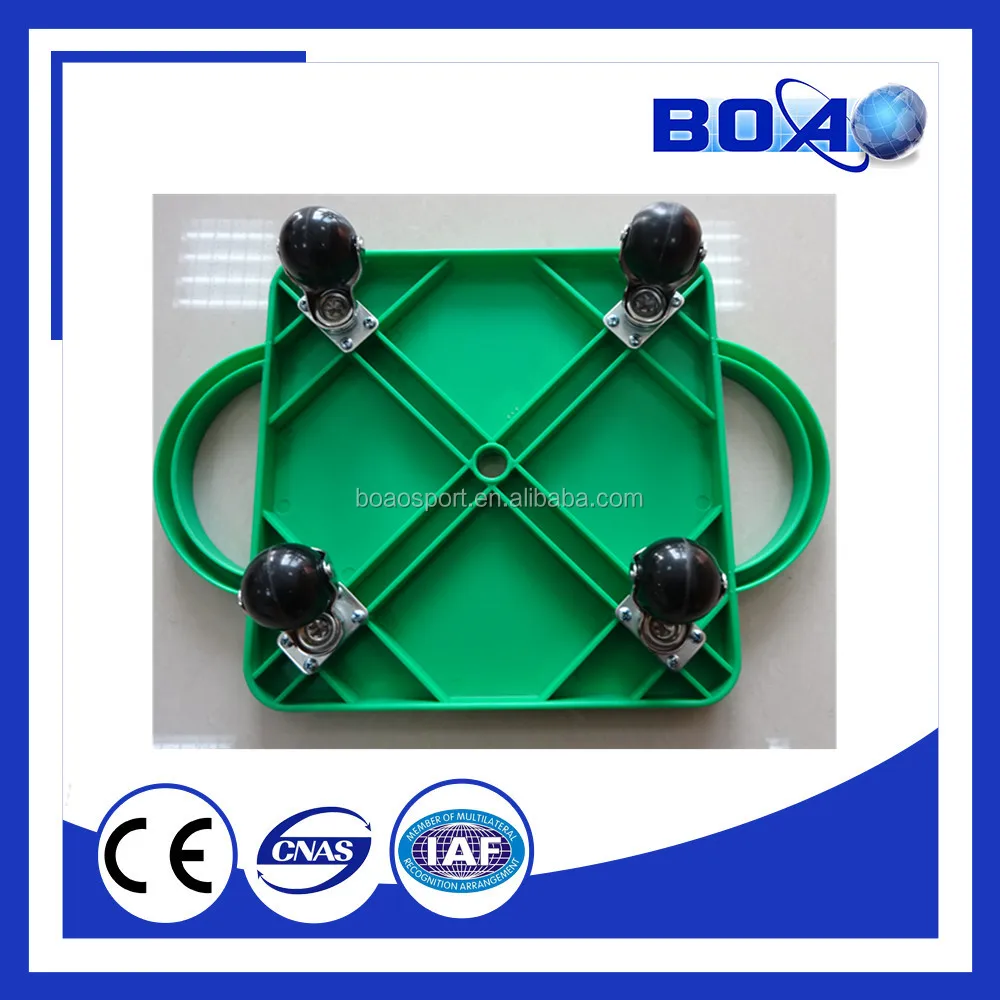 Physical Education Plastic Scooter Board For Kids With Safety Handles