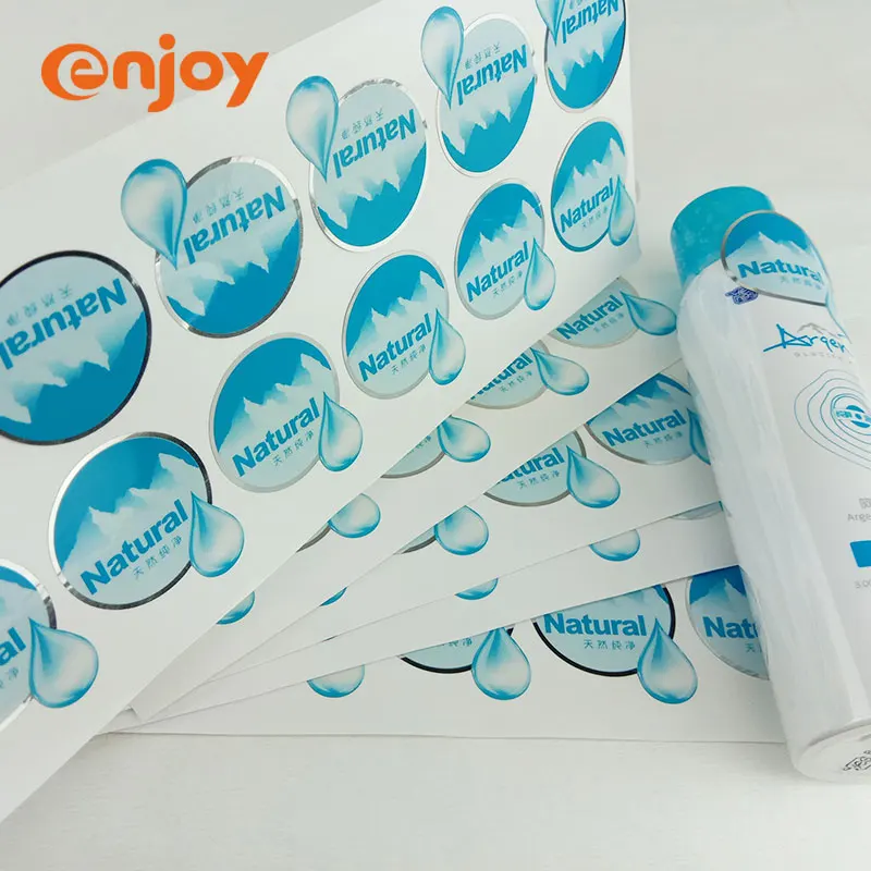 Custom Design Waterproof oil-proof makeup beauty Self Adhesive cosmetic bottle label sticker