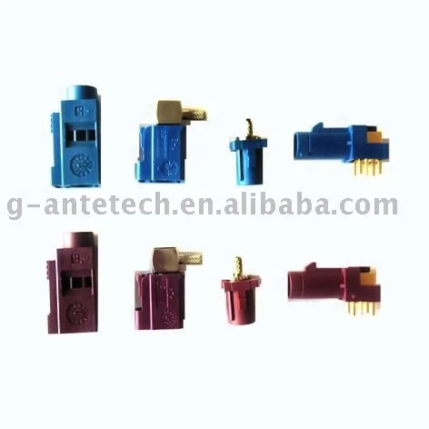 Free sample high quality RF connector mini Fakra smb connector  waterproof for cable RG174 cable