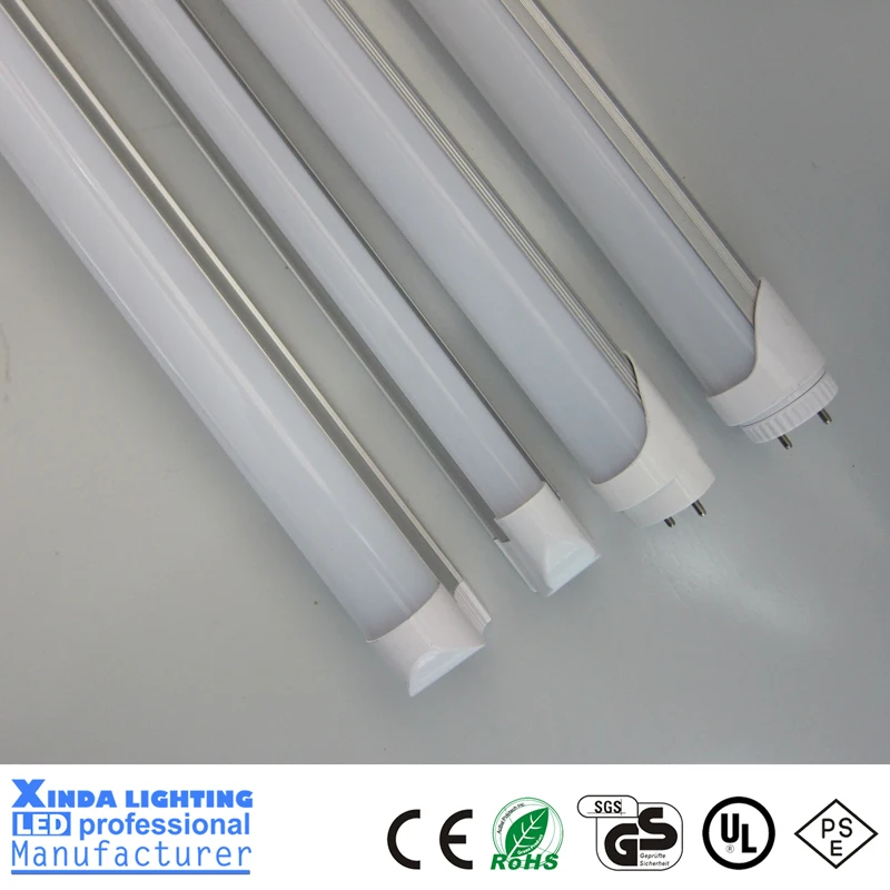 
high lumens t5 t8 integrated tube split tube 600mm 1200mm 9w 18w 36w led reb tube 