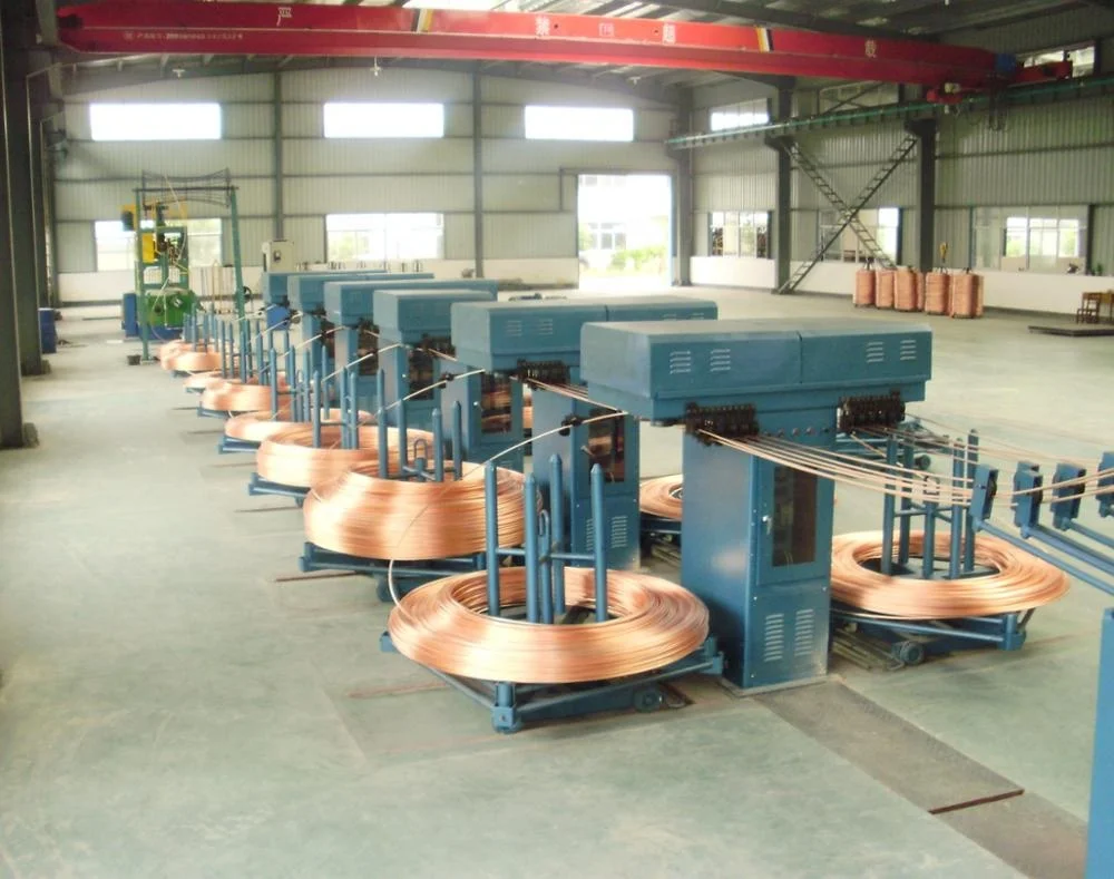  Upwards Continuous Casting Machine Oxygen-free Copper Rod Plant Machinery Repair Shops Manufacturing Spare Parts