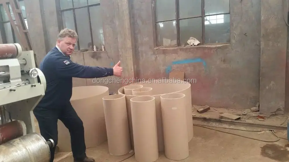 Chemical medicine Paper barrel machine with wooden lids Hoop cardboard barrels making machinery