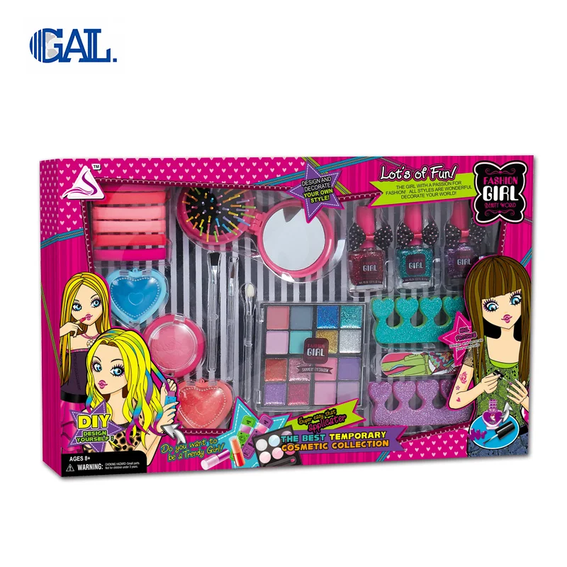 Детская косметика, Набор теней для век, лаков для ногтей