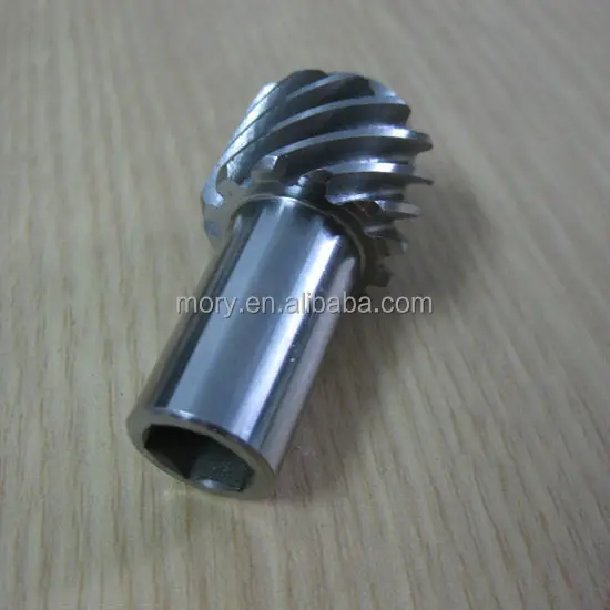 OEM shop CNC milling spindle ground shaft gearing