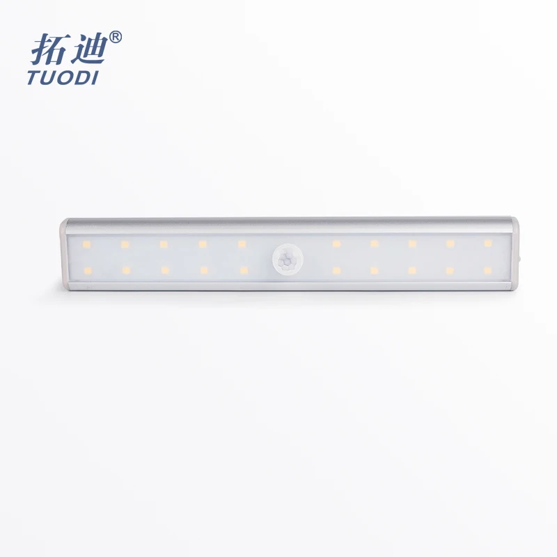 New 36 LED Dimmable USB Wireless PIR Body Motion Sensor Indoor Night Light Cabinet LED Closet Light lamp with Magnetic Str