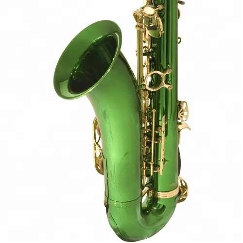 
Professional Green Lacquer B Flat Tenor Saxophone 