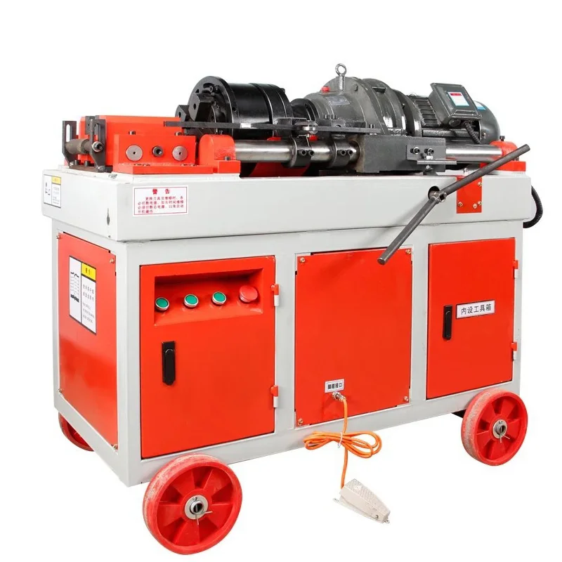 
40 типов, пневматический станок для прокатки резьбы арматуры для строительства, машина для зачистки ребер, уникальный инструмент для нарезки резьбы арматуры 