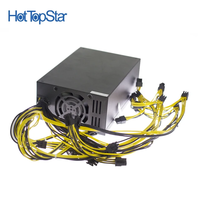 High Quality 2000W 8 Card Modular PSU  For Server Caser ATX Power Supply