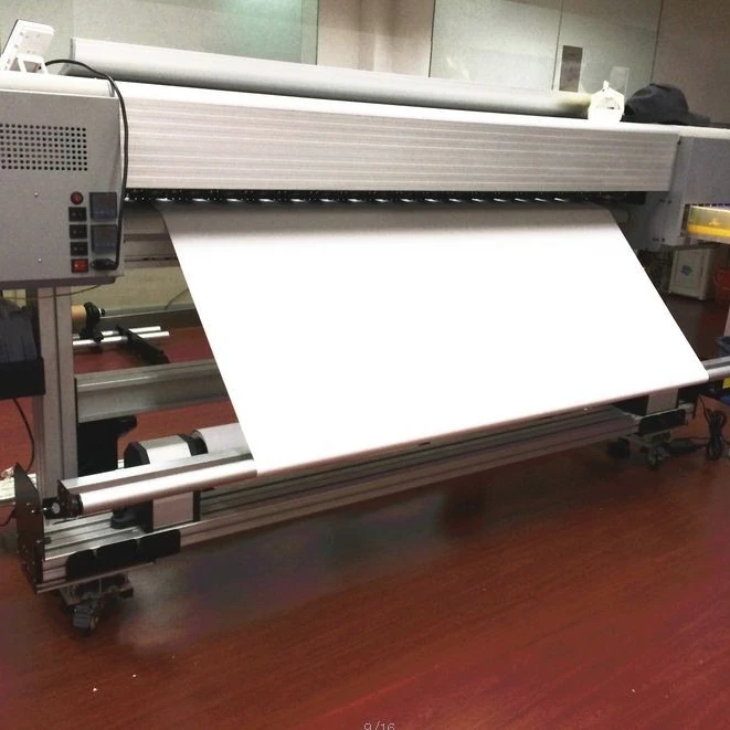 automatic media feeding system/inkjet printer feeding system/Tension bar feeding reel for transfer-paper car sticker