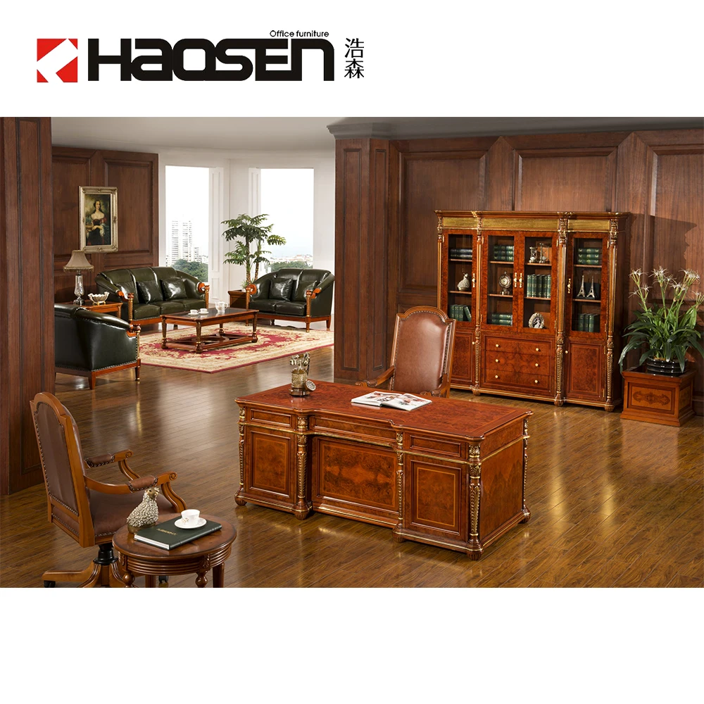 Haosen Rafflo 0816 OEM/ODM wooden executive director boss table price