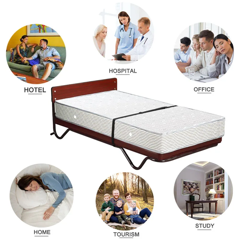 Гостиничная стоячая раскладная кровать