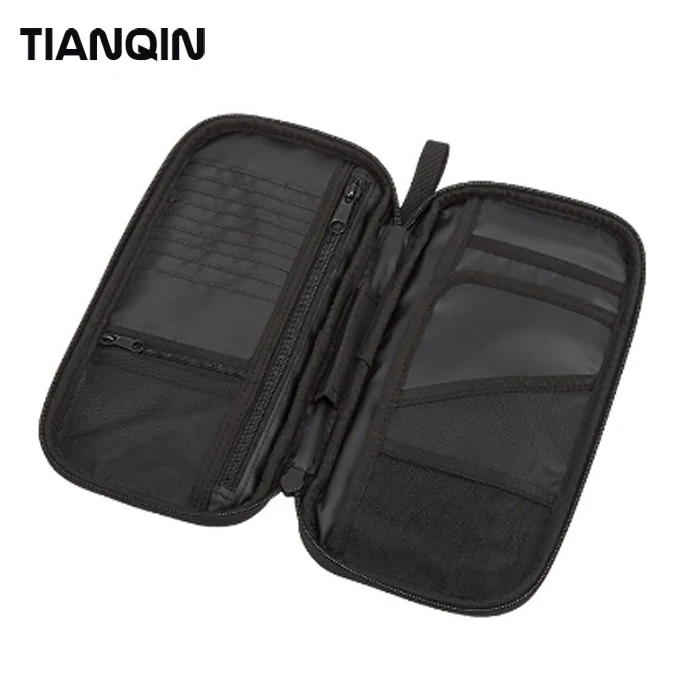Fashion Multi-purpose RFID Business Card Organizer Travel Wallet Passport Holder Bag