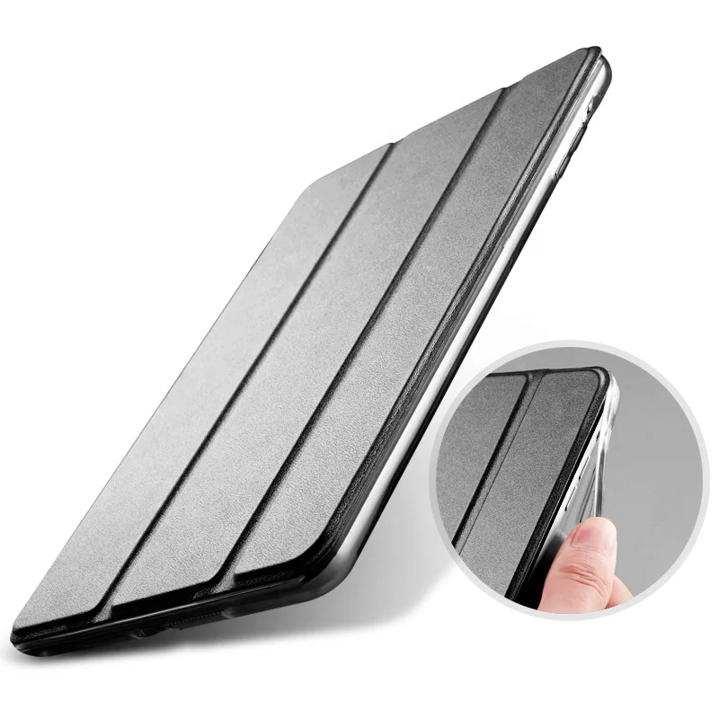 Transparent Hard PC+ Soft TPU edge tablet cover case for iPad 9.7 inch iPad 5 2017, iPad 6 2018