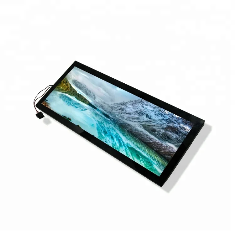 IPS 12.3 inch 1920x720 Sunlight Readable 1000 nits Capacitive Touch Optional Stretched Bar TFT Car LCD Display wide temperature