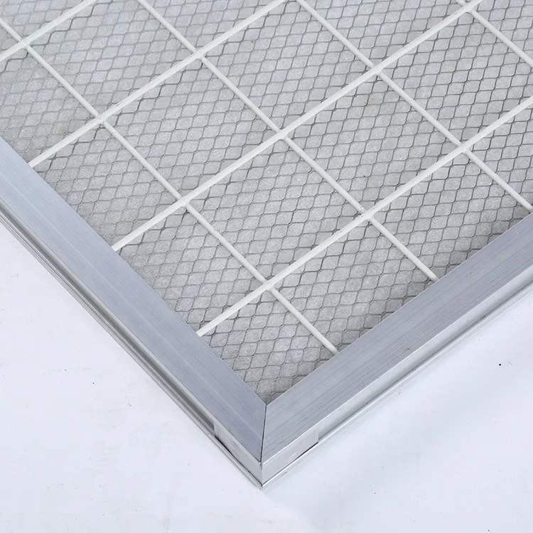 G2 G3 G4 MERV2 MERV3 MERV4 Aluminum mesh frame synthetic fiber filter