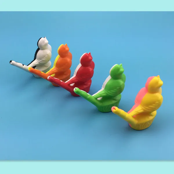 High Quality Custom Bird Water Whistle Plastic Funny Toys