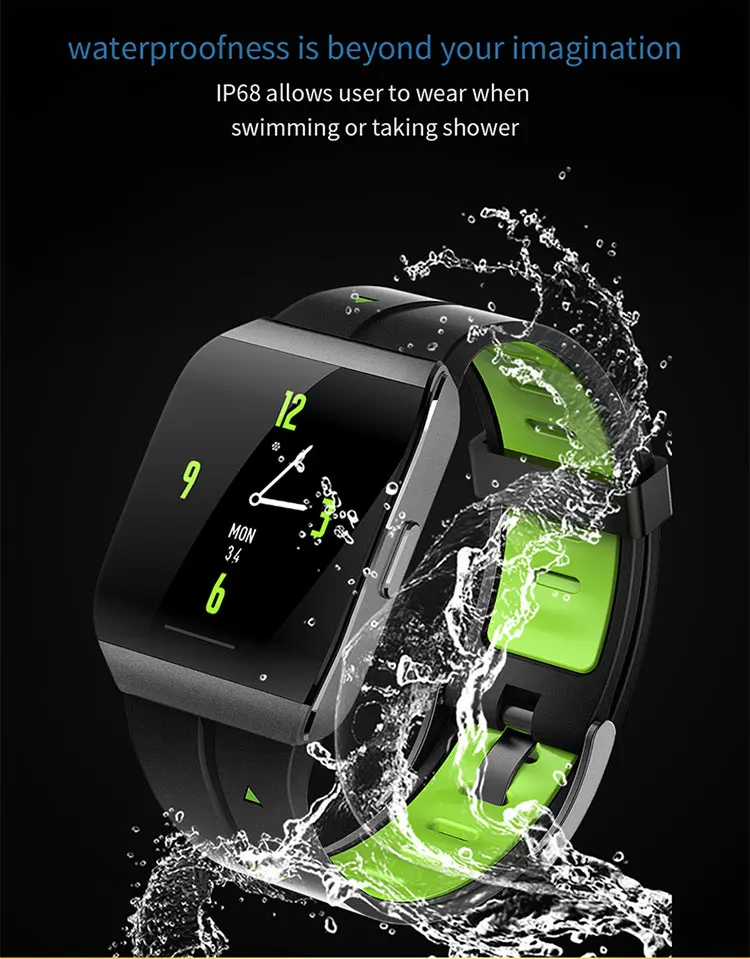
IP68 Waterproof 1.3inch TFT Smartwatches 2020 Multiply Sports Real Time Heart Rate Monitor Smart Bracelet 