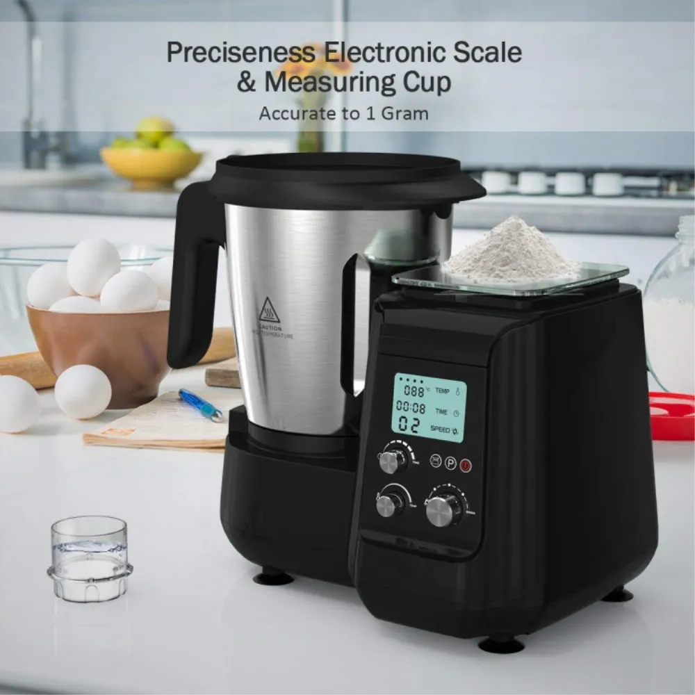 
1000W multi functional thermo food processor cooking machine with scale 