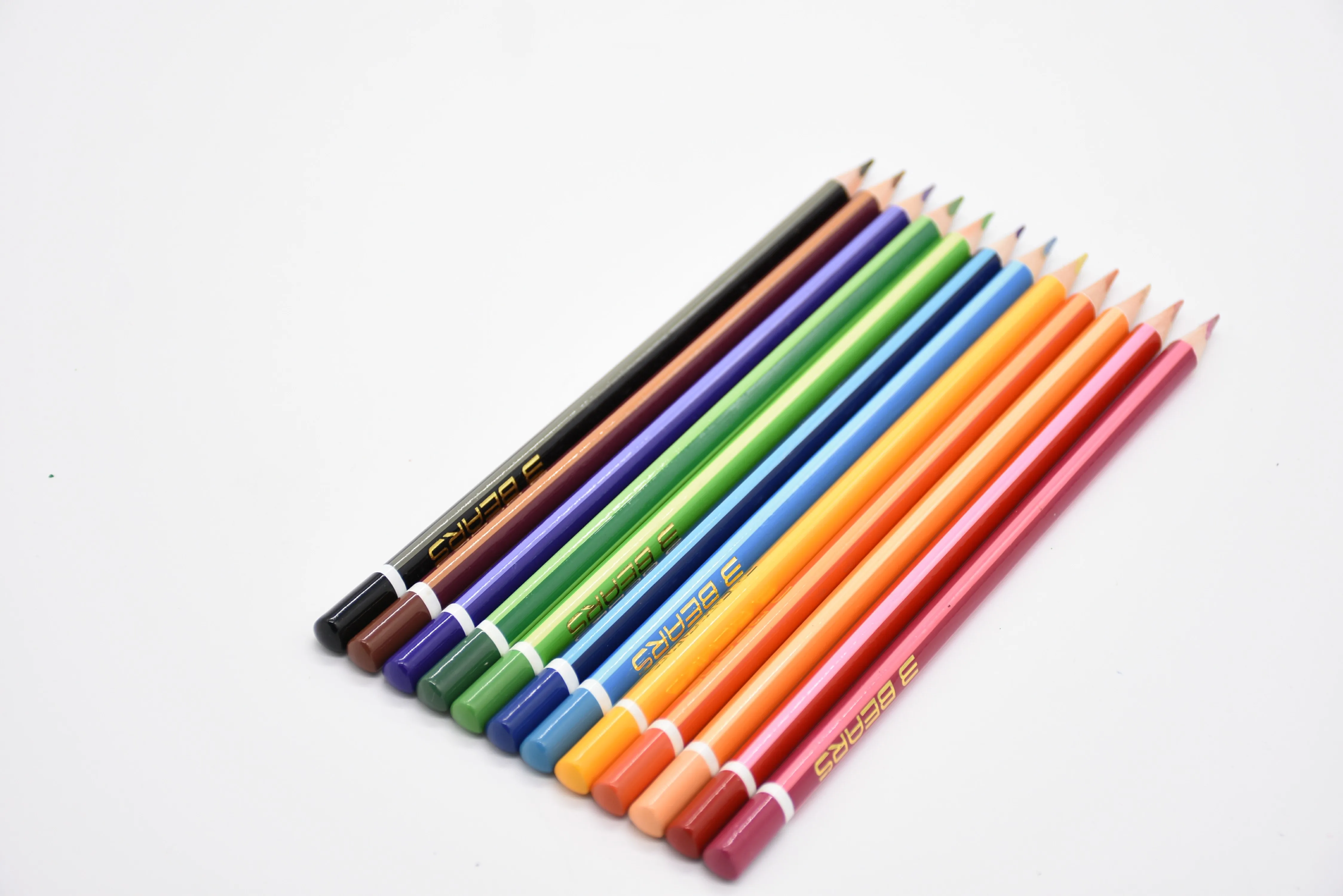 Chinese Ecofriendly color Cheap Bulk Raw Wood Students Pencil for art projects