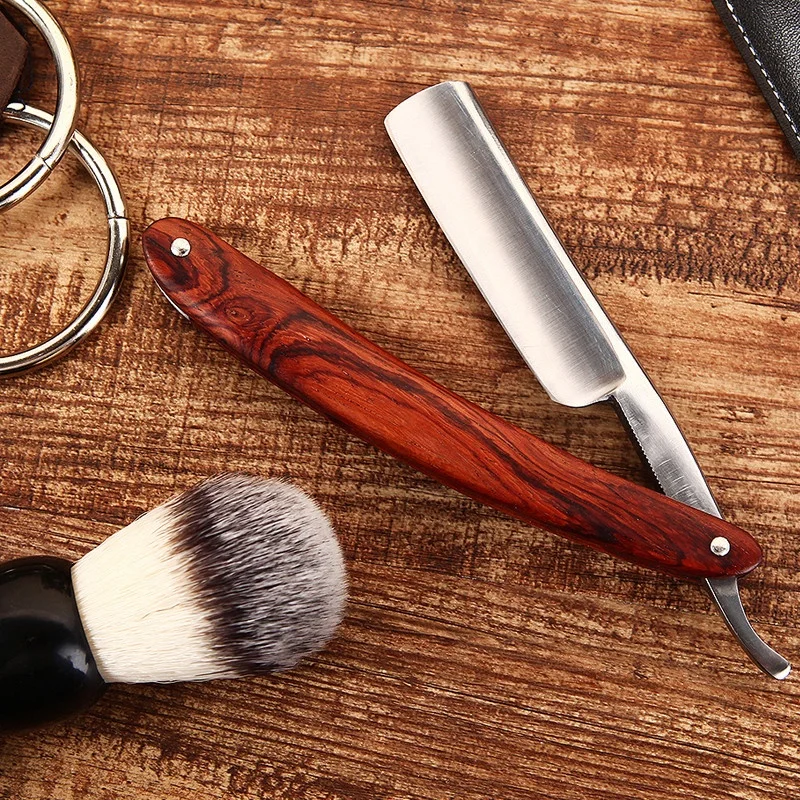 
cut throat shaving straight razor carbon steel barber sharpen straight razor shave german safty shaver razors 