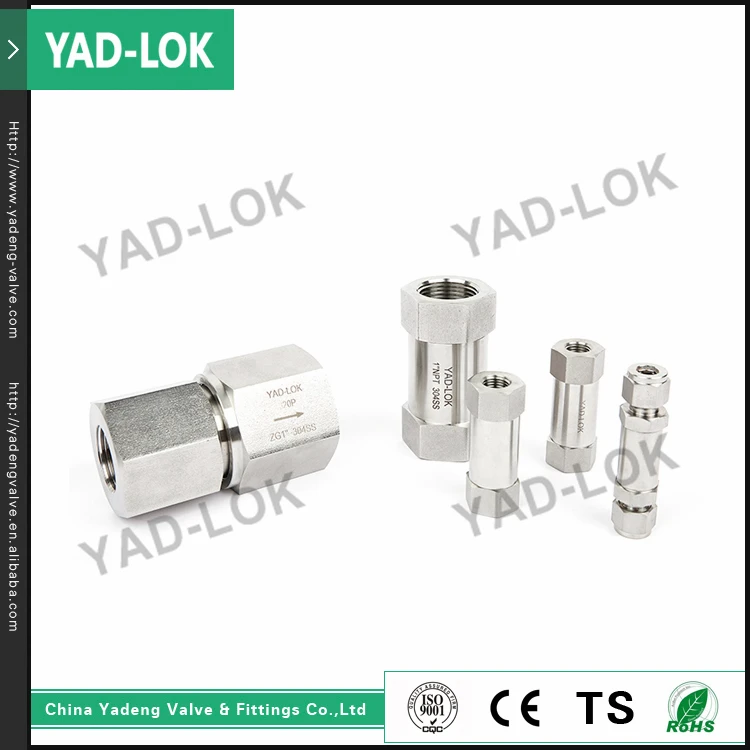 
YAD-LOK Union Elbow Double Ferrule Tube Fitting Threaded Flange Adapter Connector 