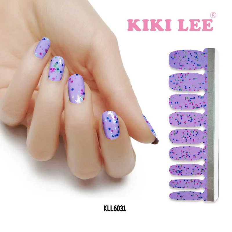 KIKILEE sequin nail polish strips for nail beauty DIY