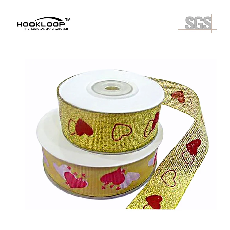 Custom printed silk satin ribbon gift ribbon in different patterns