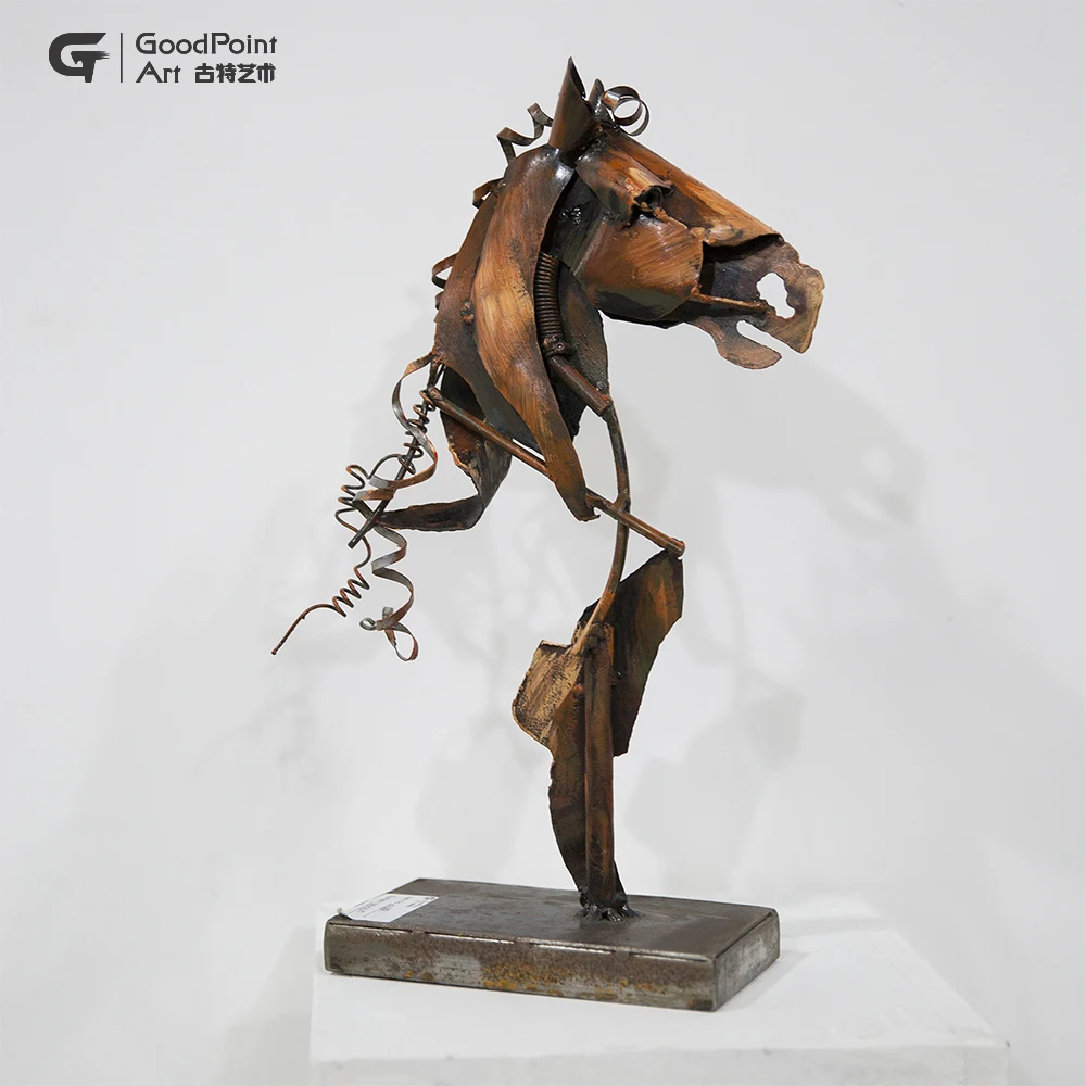 
hot products metal home decor tang dynasty horse sculpture jade sculpture for sale 