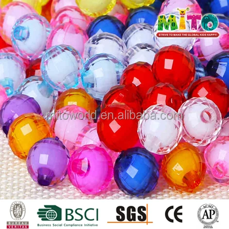 School supplies eco-friendly wholesale acryl beads