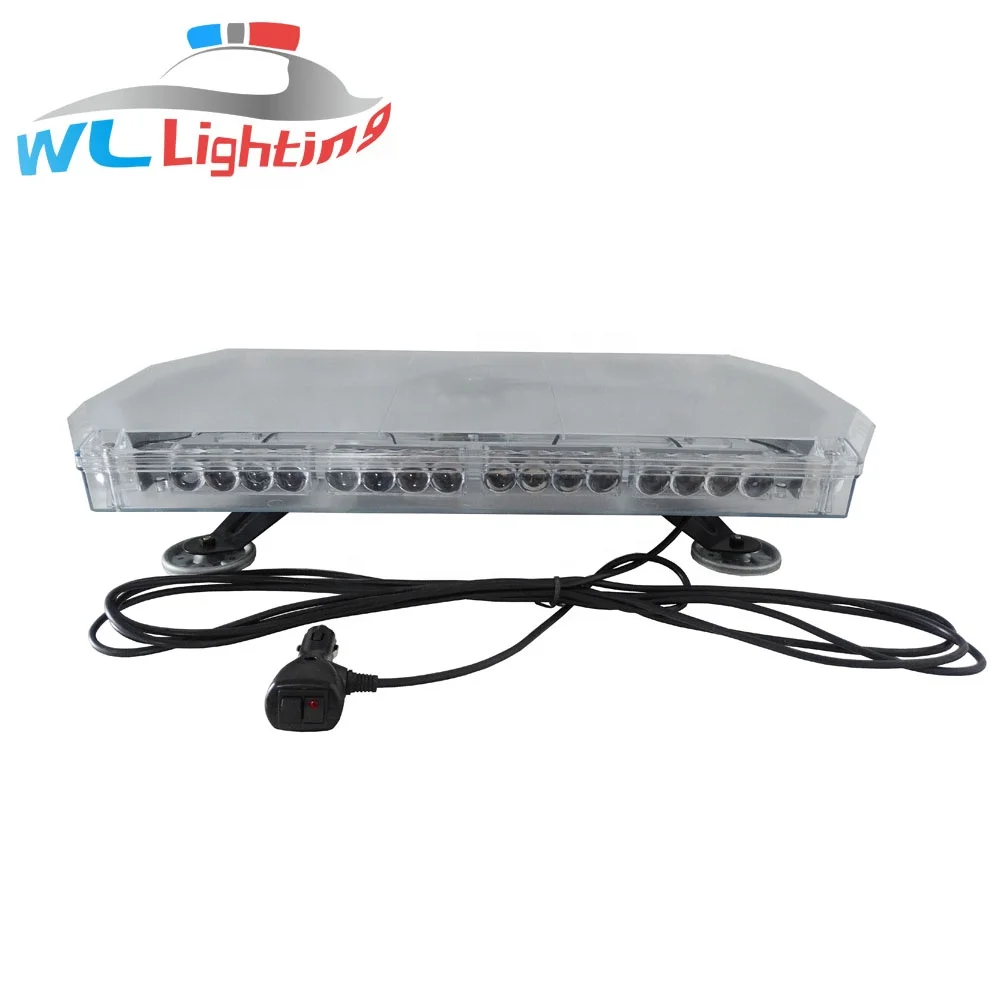 GDWLLIGHTING 4D LENS 56LED Car AMBER Emergency Flash Strobe Warning BEACON LightBar police led roof light bar