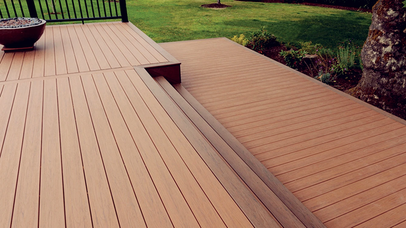 Laminate Flooring 150*25mm WPC Wood Plastic Composite Solid Decking