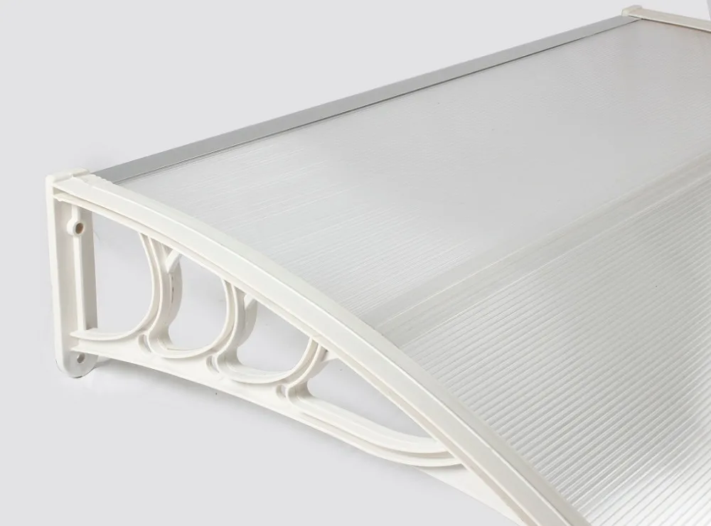 
Plastic raw material polycarbonate window canopy in mail order design 