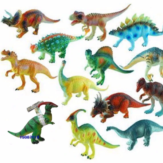 small plastic animated dinosaur toys Mini animal toys for kids