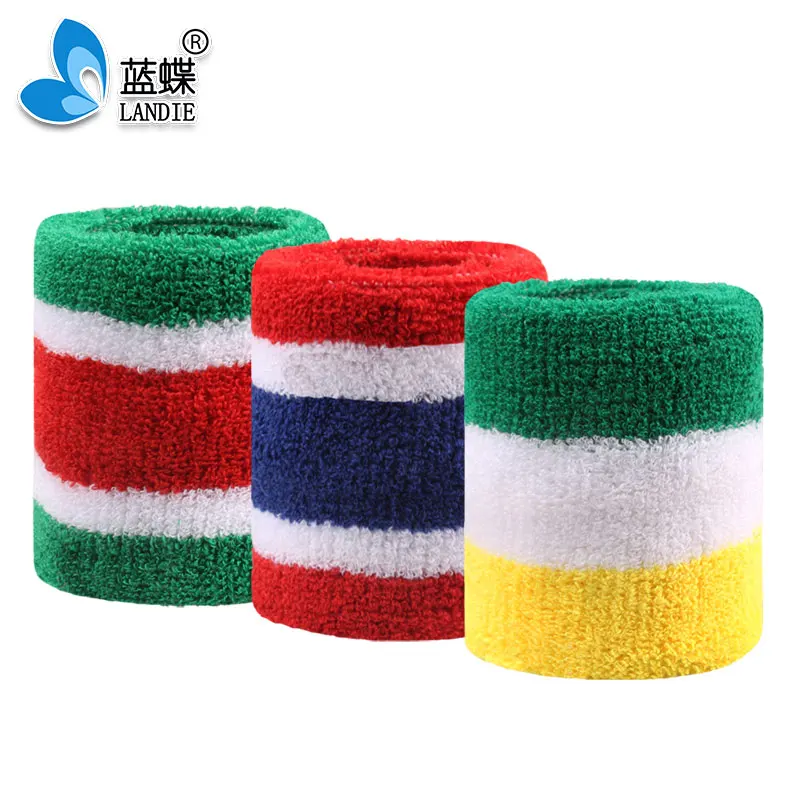 Sports Cotton Sweatband Wrist Band Sweat Band Wristband