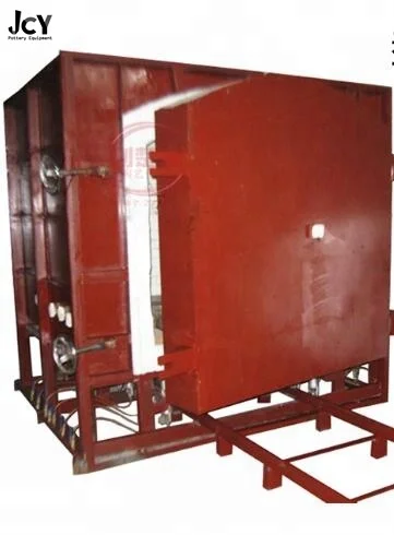 JCY 3cbm Shuttle Furnace Gas Oven for Pottery and Ceramic Heat Treatment Furnace Induction Furnace Natural Gas or Liquefied Gas