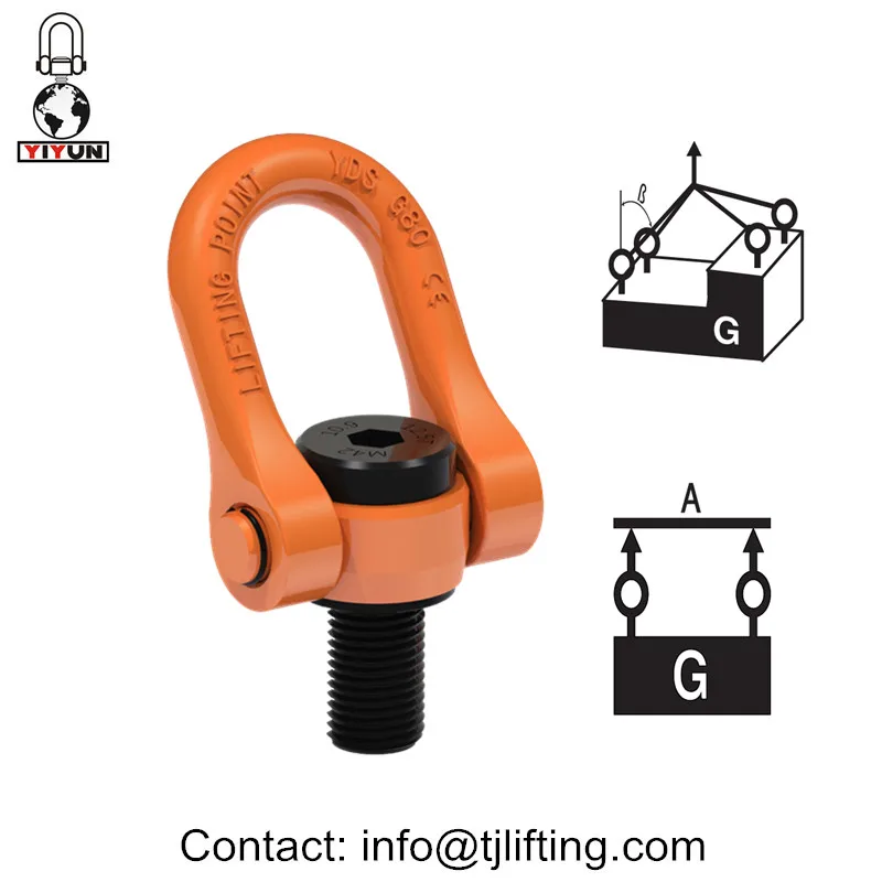 industrial safety m36 swivel hoist shackle lifting